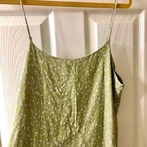 Brand new fab’rik tank. Pale green, size large.